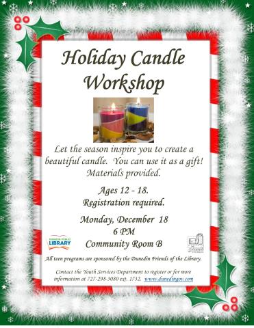 Teen Holiday Candle Workshop