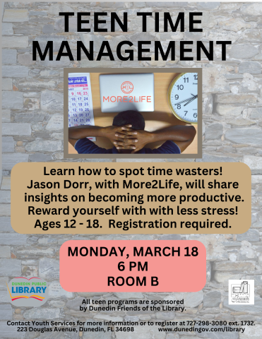 Teen Time Management with Jason Dorr from More2Life
