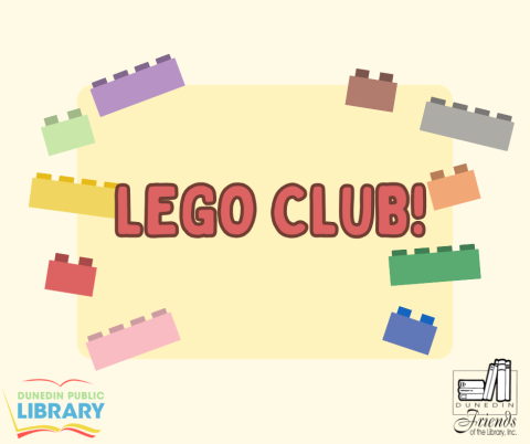 Text surrounded by Lego blocks