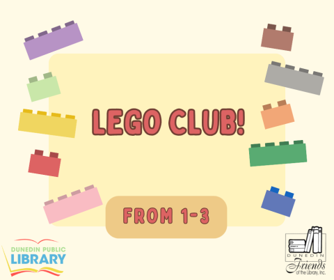 Legos surrounding text