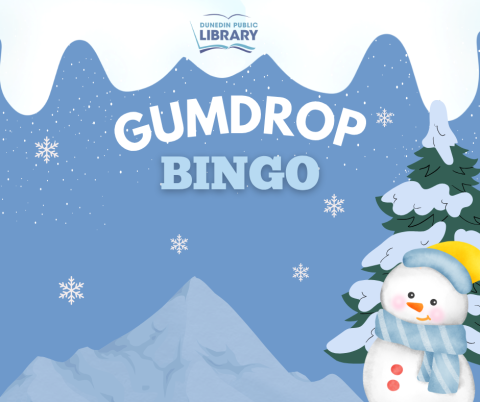 text with snow, snowman and snow covered tree