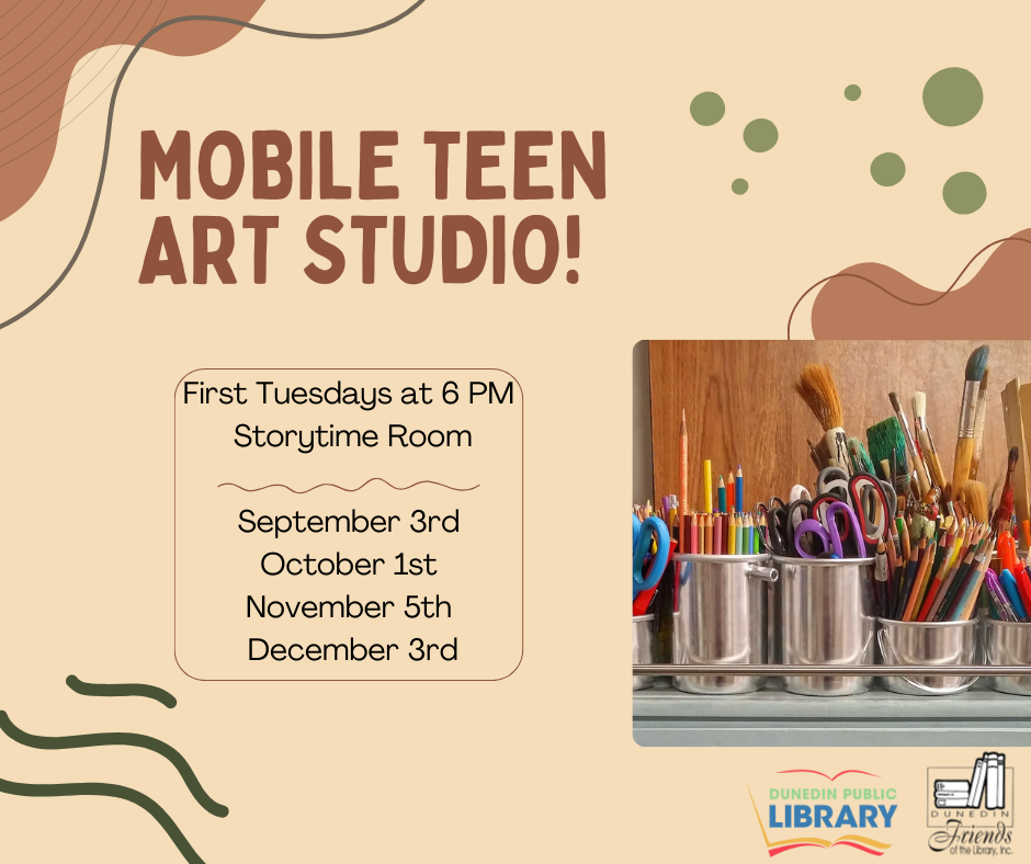 Teen Mobile Art Studio, Art Supplies and Dates