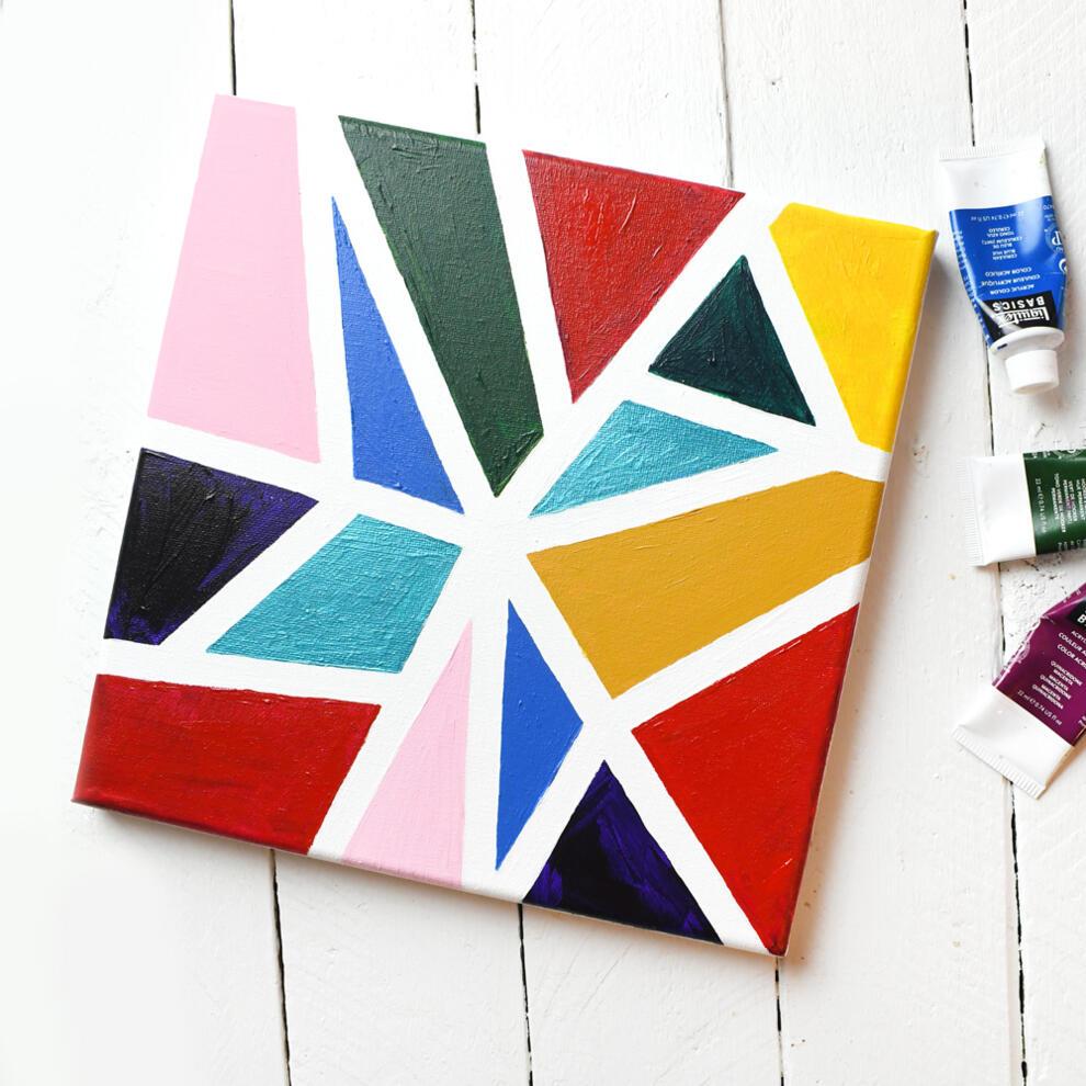 Geometric Canvas Art